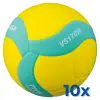 Pack 10 x Mikasa VS170W-Y-G kid's volleyball