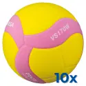 Pack 10 x Mikasa VS170W-Y-P kid's volleyball