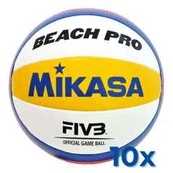 Pack 10 x Mikasa BV550C competition beach volleyball