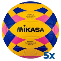 Pack 5 x Mikasa WP550C water polo ball