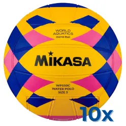 Pack 10 x Mikasa WP550C water polo ball