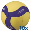 Pack 5 x Mikasa VS123W kid's training volleyball